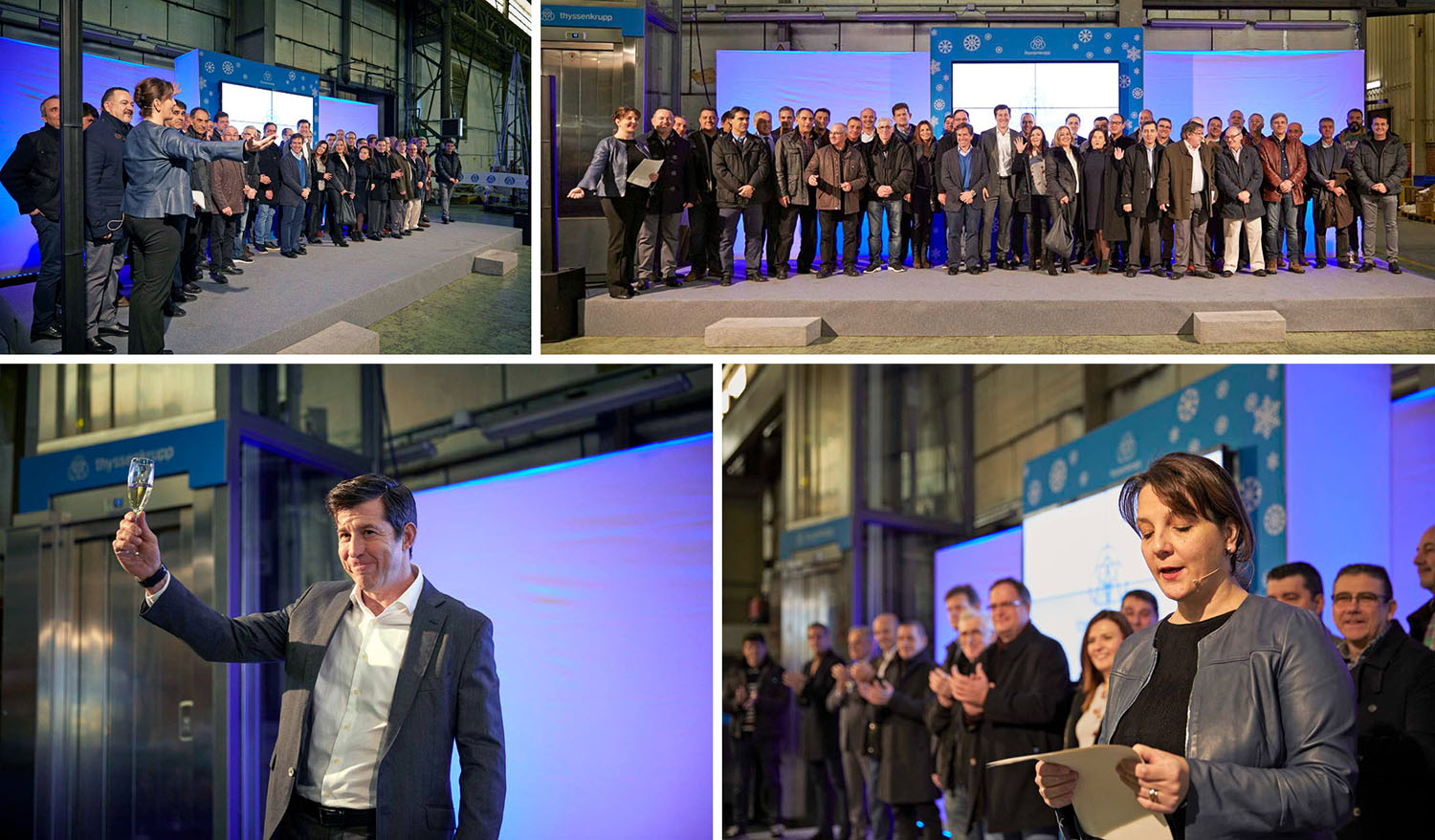 Thyssenkrupp Copa Navidad fotografia eventos brindis