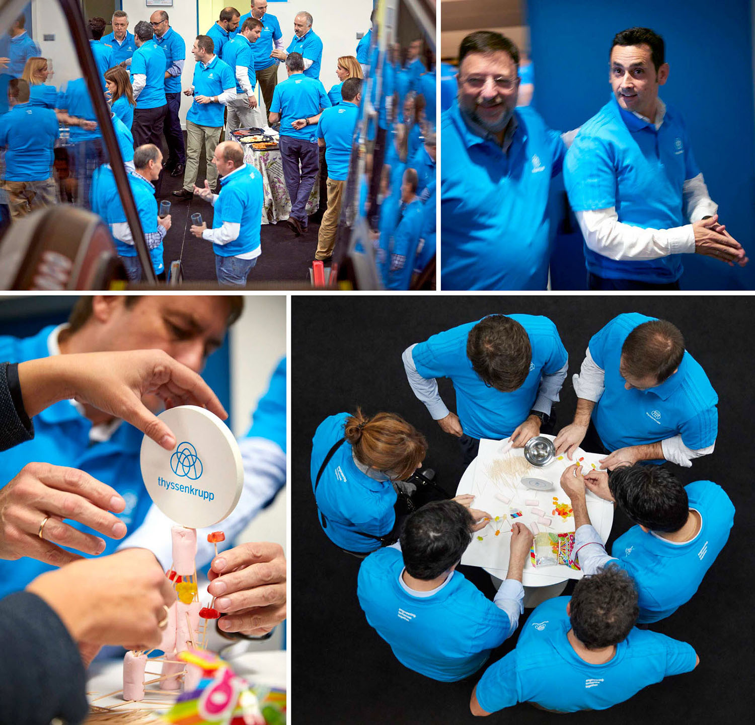 Thyssenkrupp Formación llegada juegos