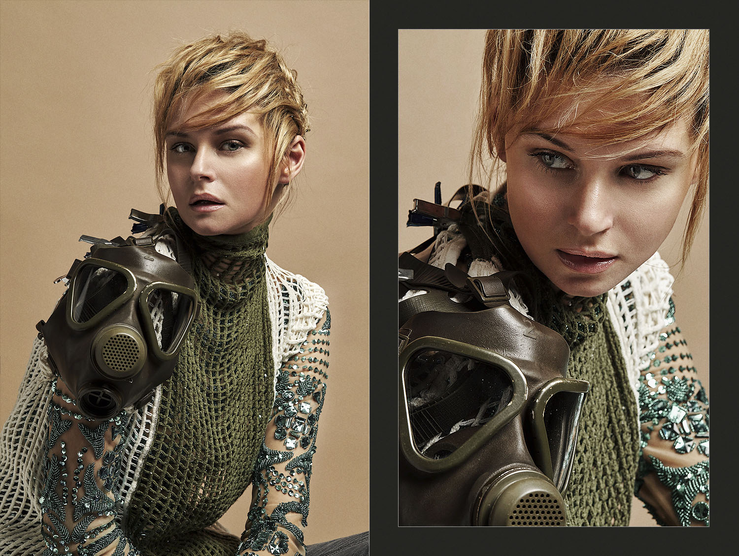 fotografia modelo beauty militar