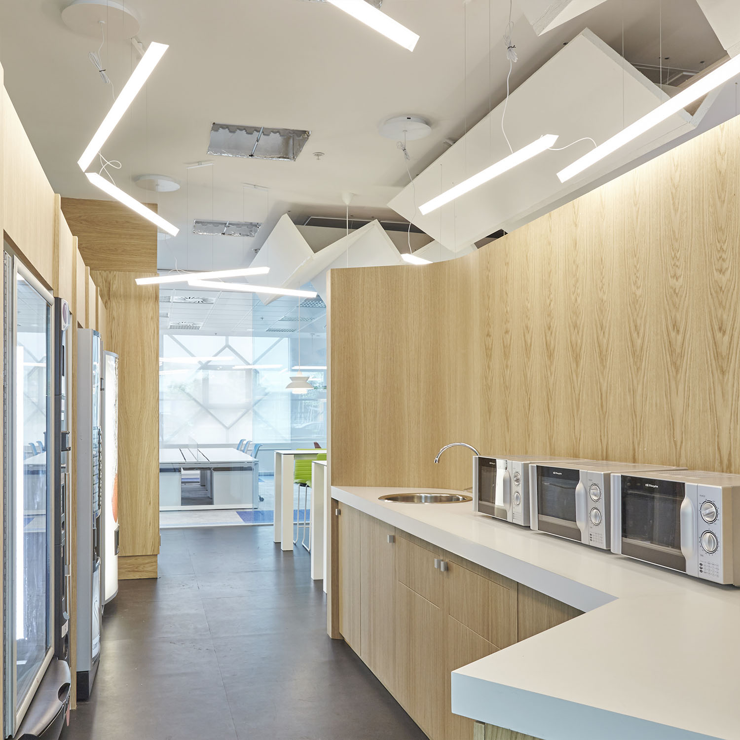 oficinas ibm office cocina