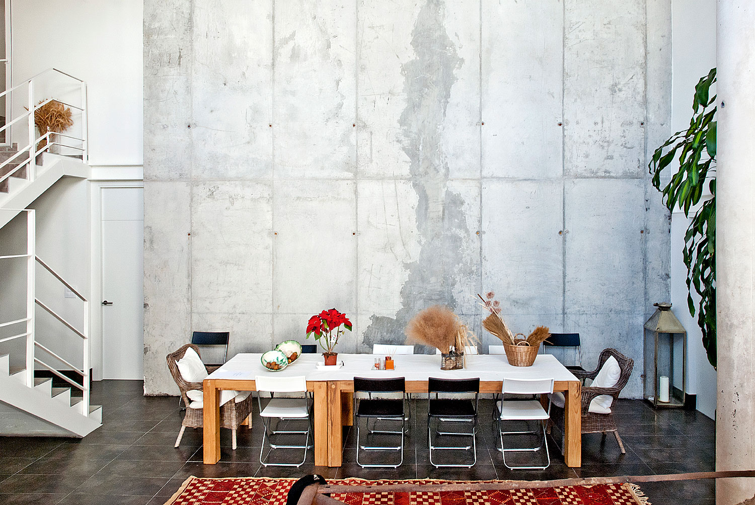 reportaje vivienda castillo de garcimuñoz comedor