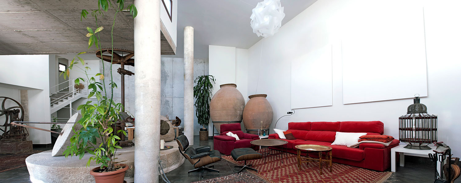 reportaje vivienda castillo de garcimuñoz salon panoramico