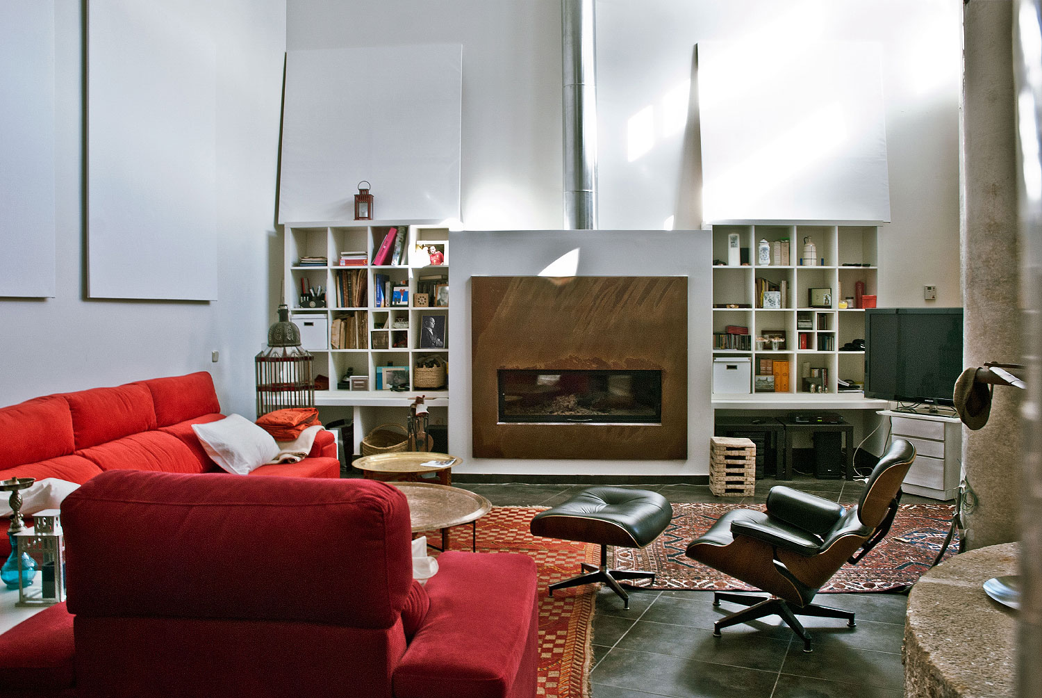 reportaje vivienda castillo de garcimuñoz salon